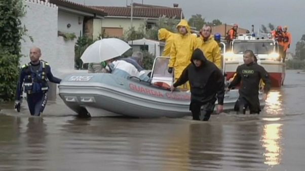 Inundaciones y caos en Córcega y Cerdeña tras el paso de un ciclón tropical Inundaciones y caos en Córcega y Cerdeña tras el paso de un ciclón tropical