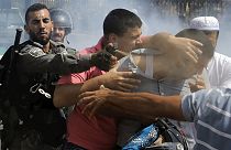Israeli security forces and Palestinians clash amid heightened tensions