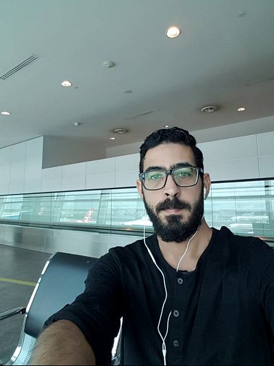 Hassan Al Kontar has been stuck at an airport in Kuala Lumpur, Malaysia for 53 days. 