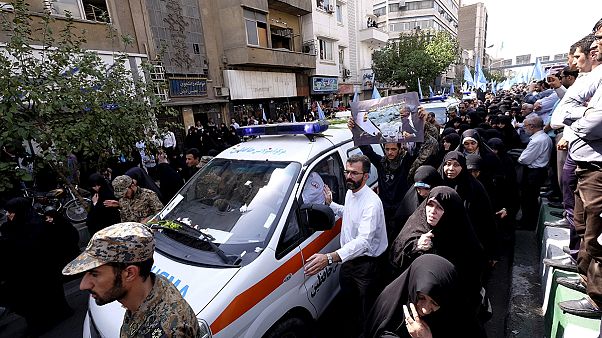 برگزاری مراسم تشییع اجساد بیش از یکصد زائر ایرانی کشته شده در واقعه منا برگزاری مراسم تشییع اجساد بیش از یکصد زائر ایرانی کشته شده در واقعه منا