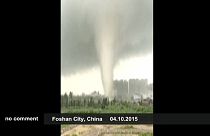 Impressionante tornado in Cina