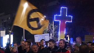 PEGIDA rallies against refugees in Dresden