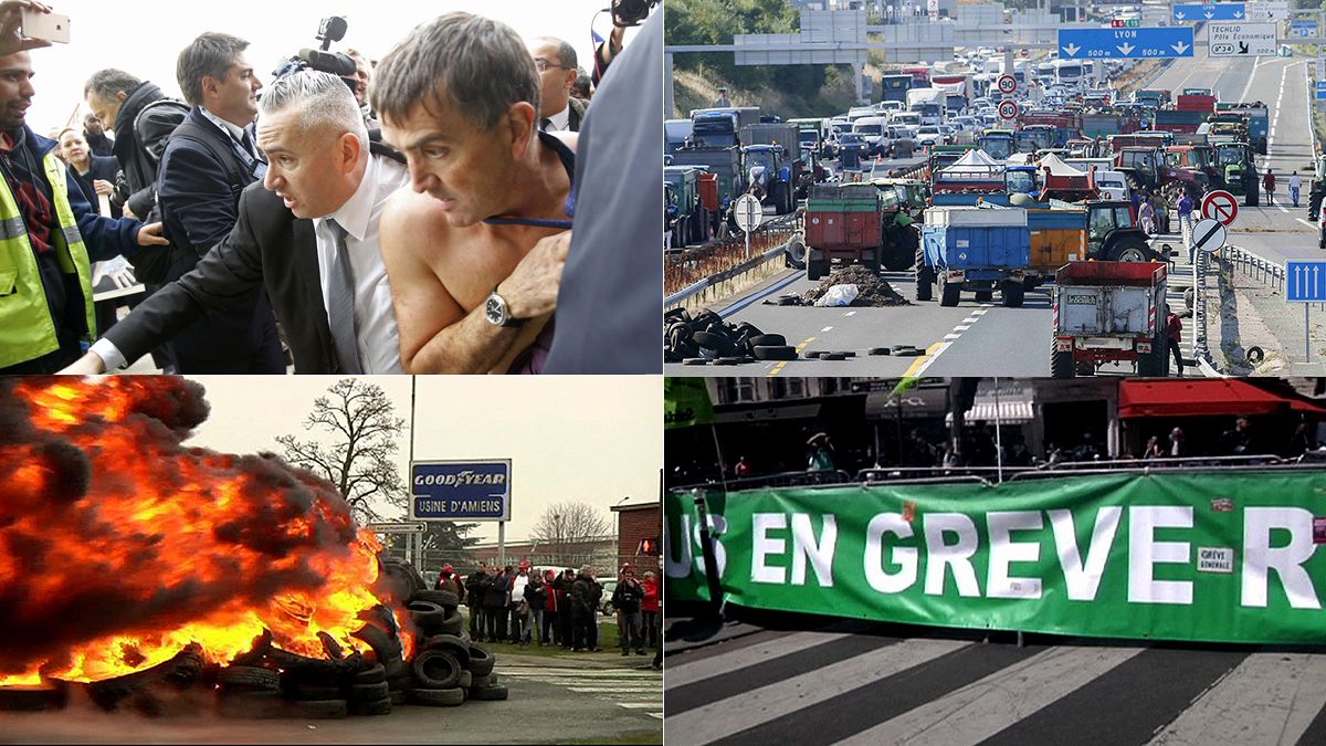 Протесты во Франции: на грани рукоприкладства