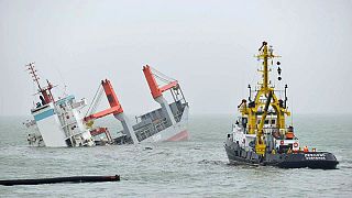 Schiffskollision vor Zeebrügge: Frachter versenkt