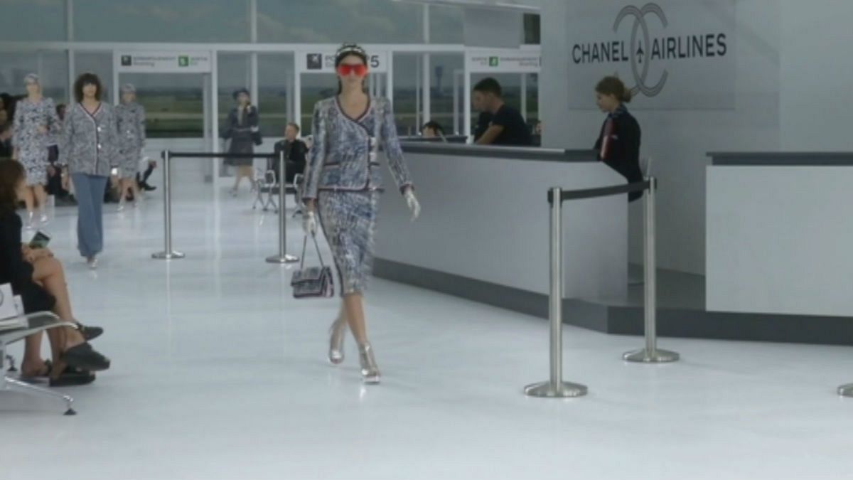All aboard for Lagerfeld's Chanel show at Paris Fashion Week