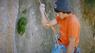 David Lama'nın yeni adresi Baatara Şelalesi