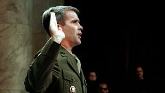 Image: Oliver North is sworn before the House and Senate Foreign Affairs Co