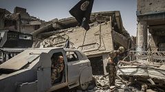 Image: An unused car bomb from the Islamic State group in Mosul, Iraq.