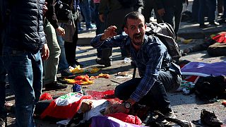 Ankara: More than 80 killed in twin blasts Turkey blames on terrorism