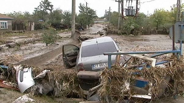Roumanie : des inondations surprennent une ville côtière Roumanie : des inondations surprennent une ville côtière