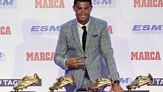 Cristiano Ronaldo recebe Bota de Ouro