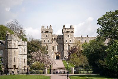 Windsor Castle, considered a masterpiece of late Gothic architecture.