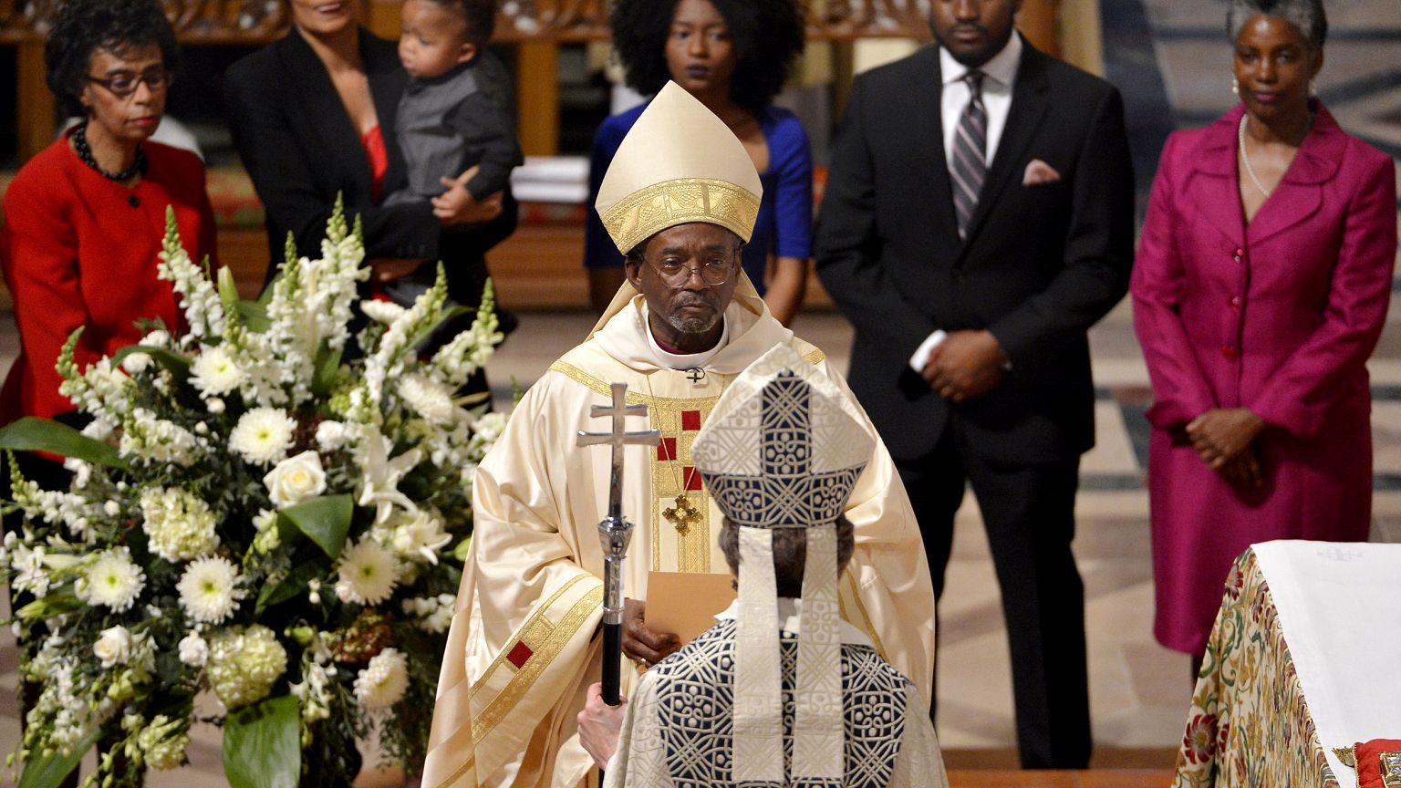Image: The Rev. Michael Bruce Curry prepares for his Installation Ceremony,
