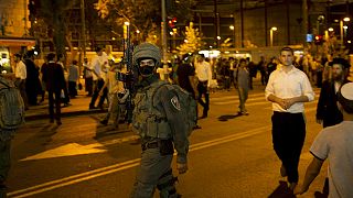 Israeli troops and Palestinian protesters clash in Bethlehem