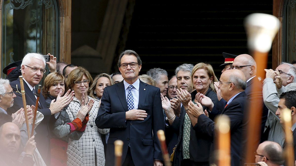 رهبر جدایی طلبان کاتالونیا مورد بازپرسی قرار گرفت