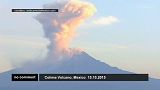 ثوران بركان كوليما بالمكسيك