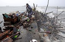 Philippine clean up after Typhoon Koppu