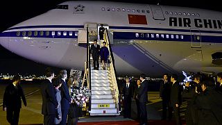 The Chinese President arrives in the UK for a four-day state visit