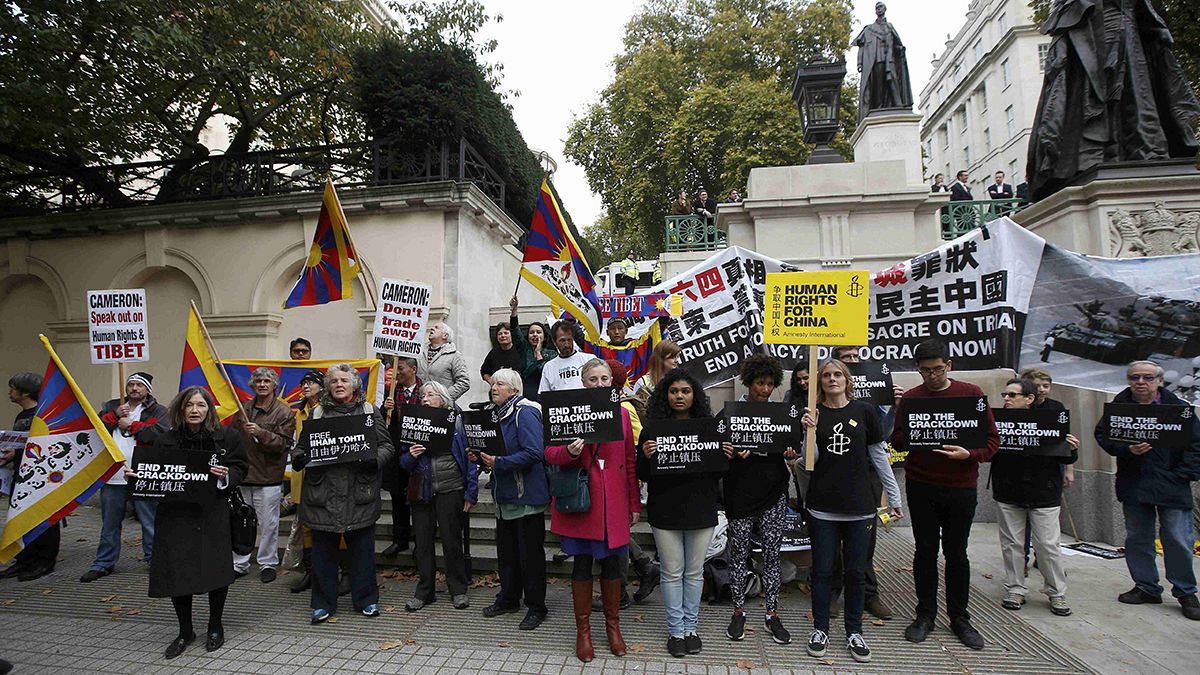 Правозащитники не довольны приёмом лидера КНР в Лондоне