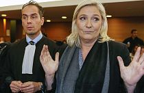 Marine Le Pen appears in French court on charge of inciting racial hatred