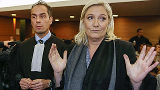 Marine Le Pen appears in French court on charge of inciting racial hatred