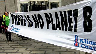 Climate protesters take to the streets of Brussels