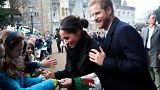 Image: Prince Harry And Meghan Markle Visit Cardiff Castle