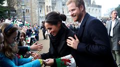 Image: Prince Harry And Meghan Markle Visit Cardiff Castle