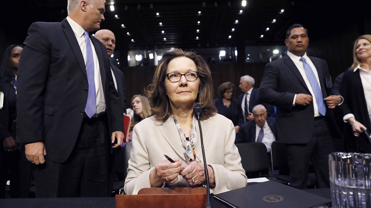 Image: CIA director nominee Haspel testifies at Senate Intelligence Committ