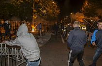 Tüntetők és rendőrök csaptak össze Podgoricában