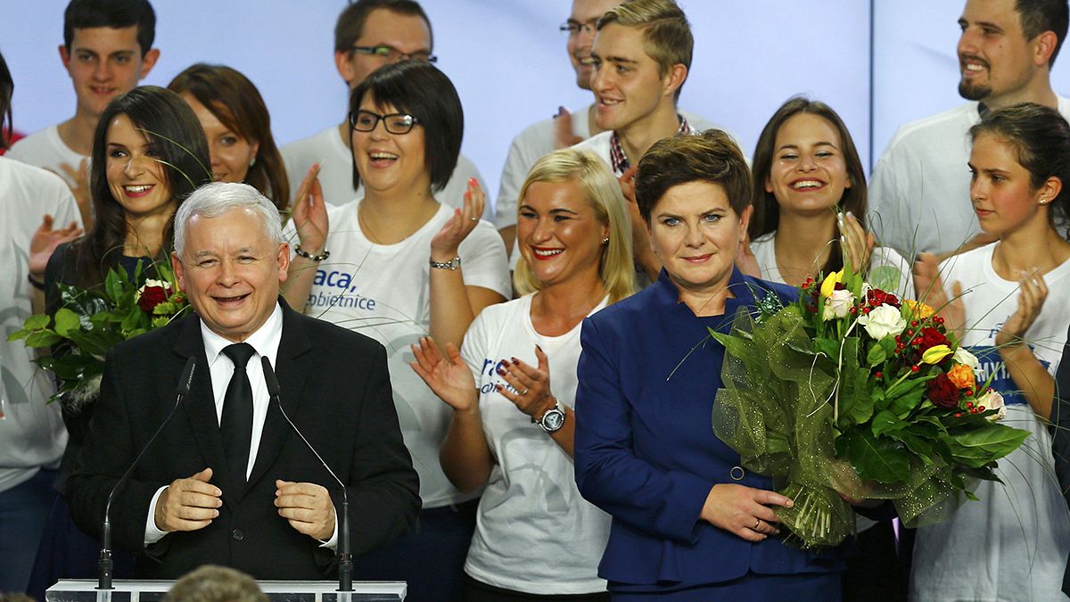 Polonya'da seçimin galibi Kanun ve Adalet Partisi