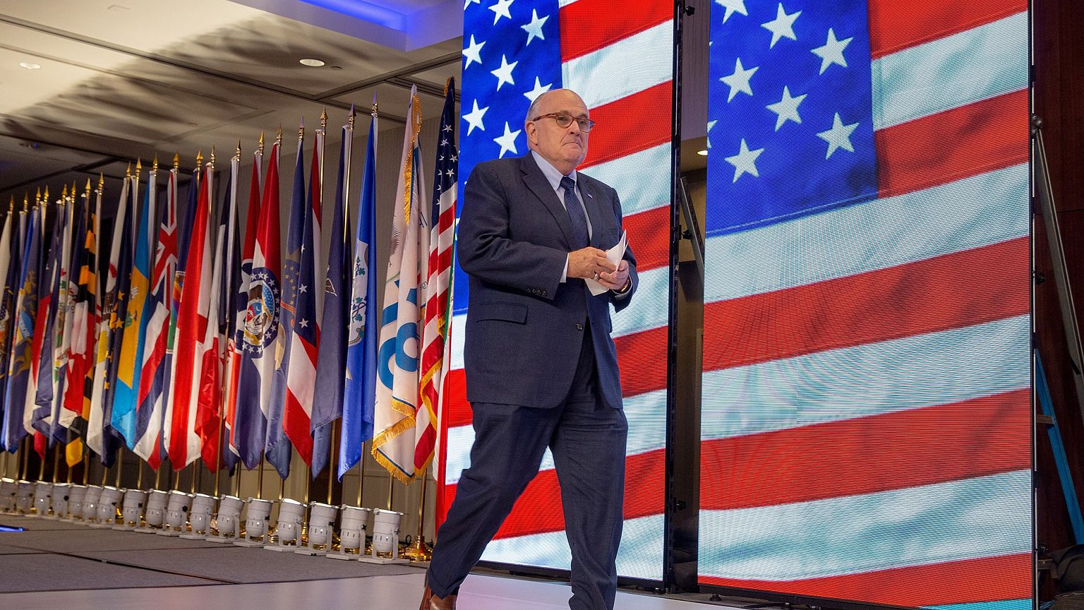 Image: President Trump's Newly Appointed Lawyer Rudy Giuliani Speaks At Con