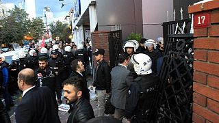 Outrage in Turkey at take over of media outlets