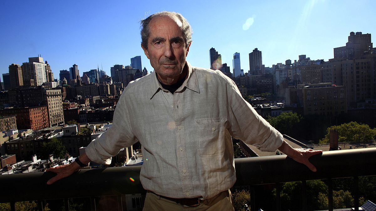 Image: Author Philip Roth in New York