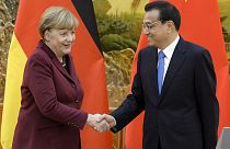 Merkel gazdaságélénkítő látogatása Kínában