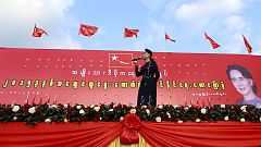 Myanmar: Aung San Suu Kyi pide a sus seguidores que estén vigilantes contra un posible fraude electoral