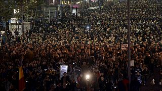 Multitudinaria manifestación en Bucarest contra el Gobierno de Victor Ponta