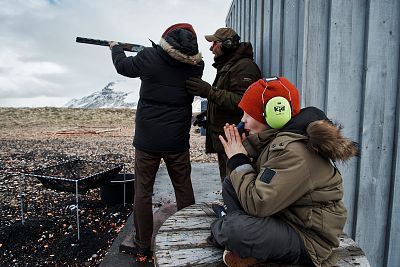 Anyone who wants to own and fire a gun in Iceland must first be tested at a range like this one.