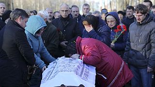 Primeros funerales en San Petersburgo