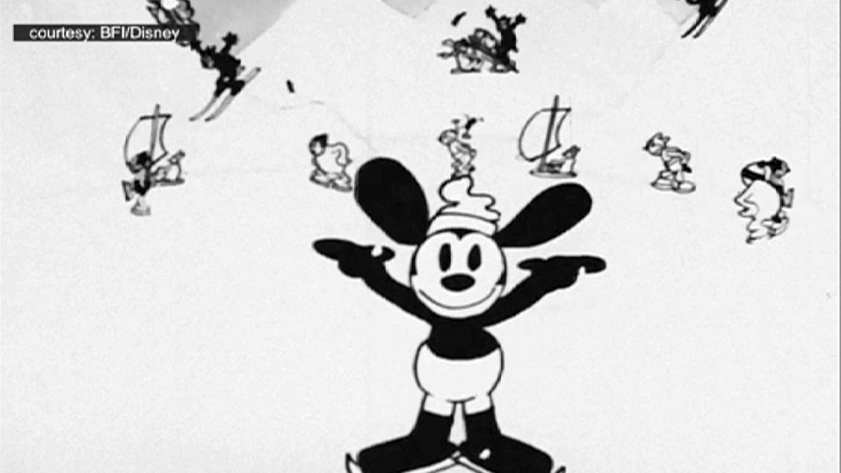 Seit 1928 verschollen, jetzt wieder aufgetaucht: Zeichentrickfilm von Walt Disney