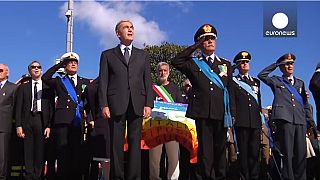 Italy mayor takes colourful stand at WWI memorial ceremony
