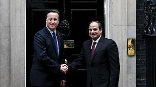 Cameron and Al-Sisi talk tourism in Downing Street discussions