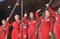 Rus kadın kozmonot adaylarının Ay'a yolculuk deneyi bitti