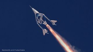 Image: Virgin Galactic second supersonic flight