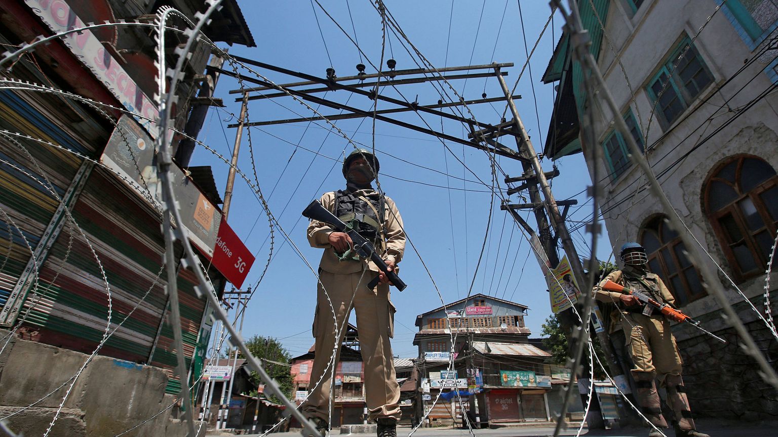 Image: Indian policemen