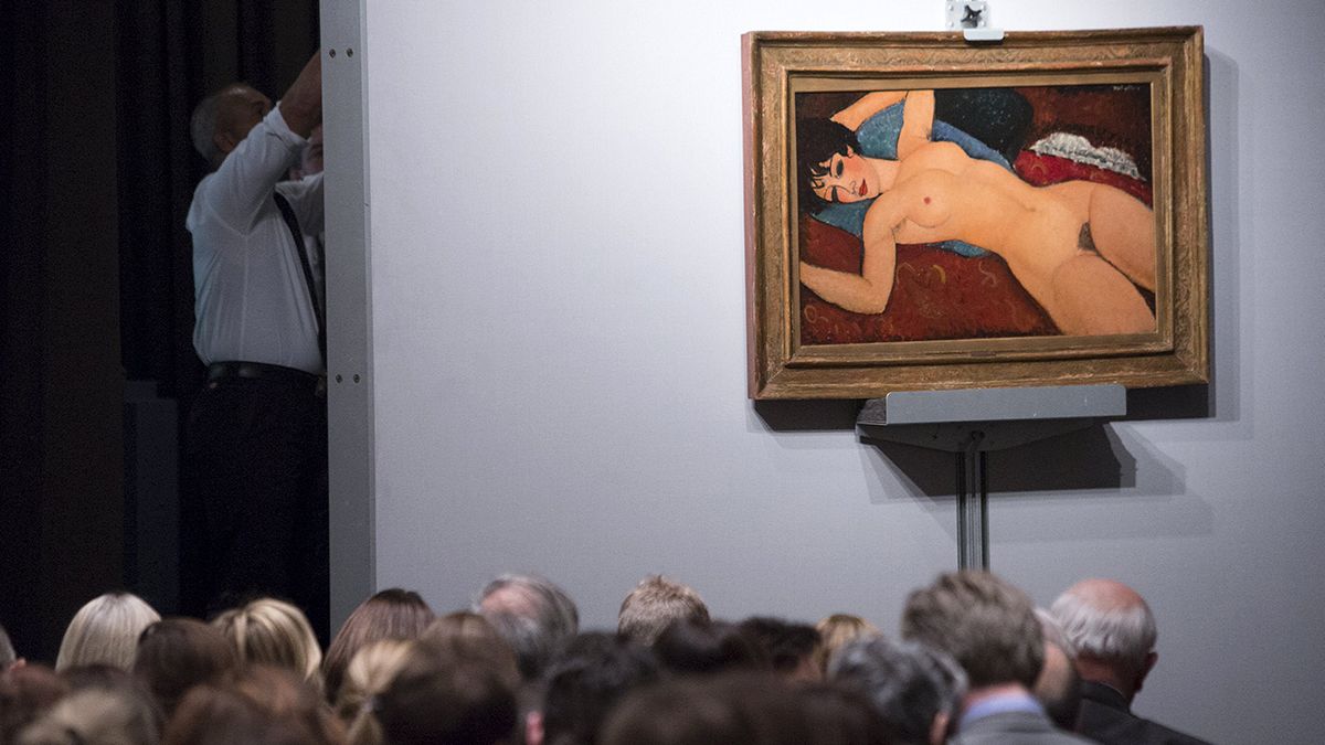 Modigliani nude fetches record $170 million at auction