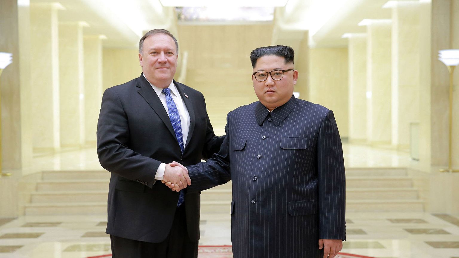 Image: Mike Pompeo, Kim Jong Un