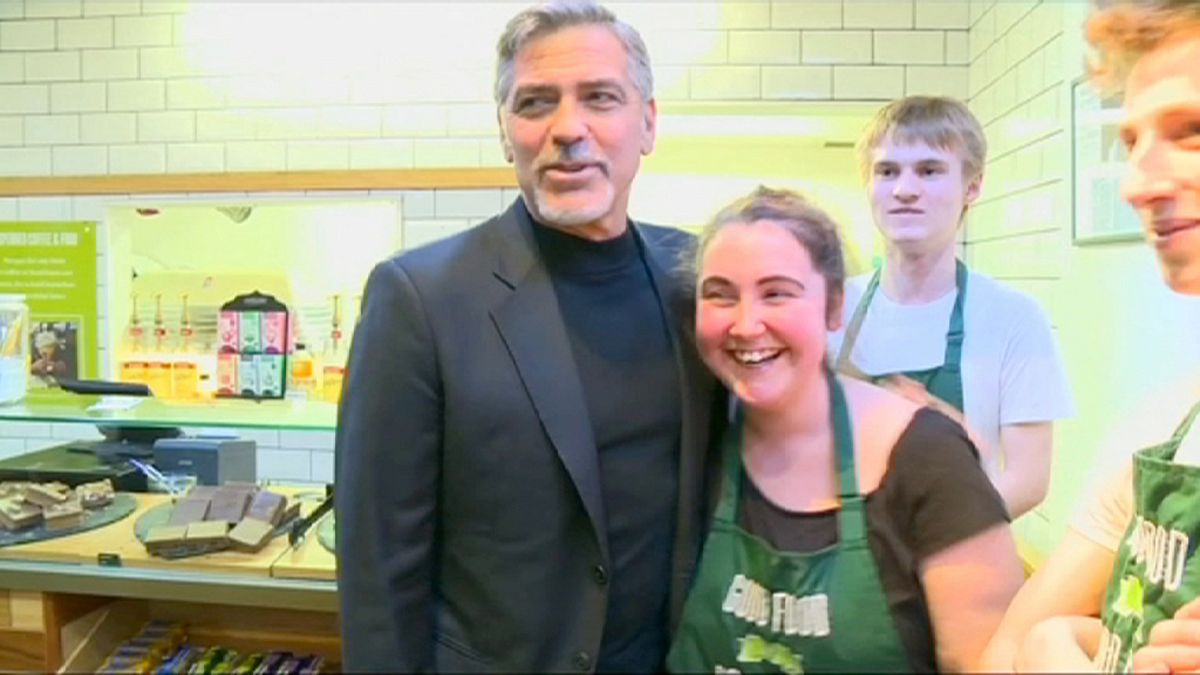 George Clooney viaja a Escocia por una buena causa