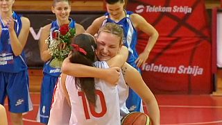 Serbian basketball player returns following amputation