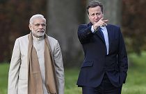 Monção de negócios na visita do PM indiano a Londres